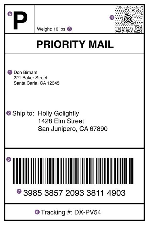 how to print a parcel label.